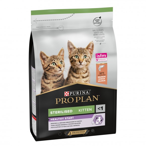 ALIMENTO SECO P/GATO ESTERELIZADO SALMO 3 KG