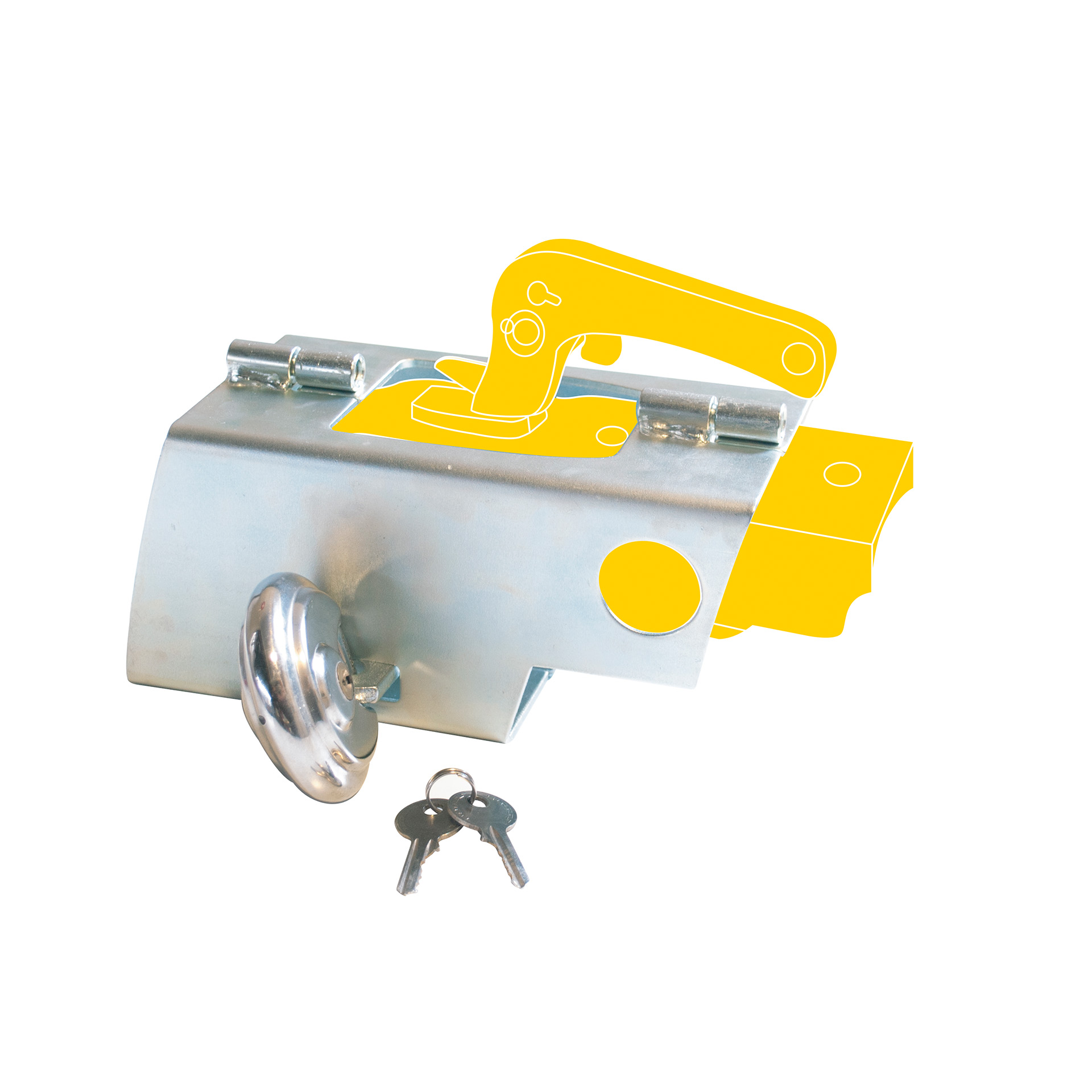 ANTI-ROUBO CABEÇA ENGATE REBOQUE