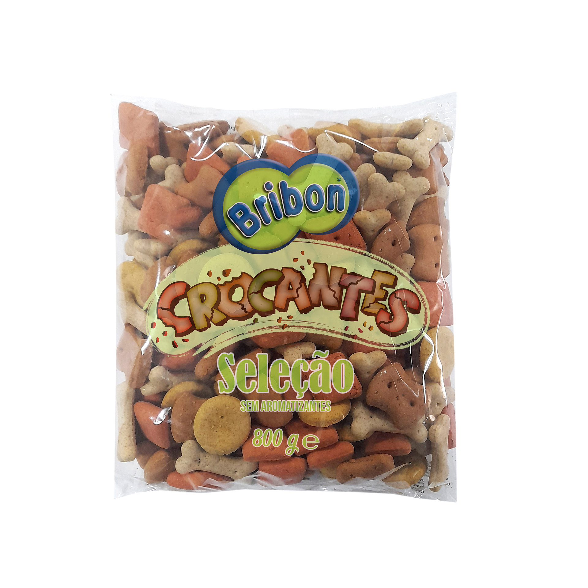 Snack Cão Ossos Crocantes Seleção 800 G BRIBON