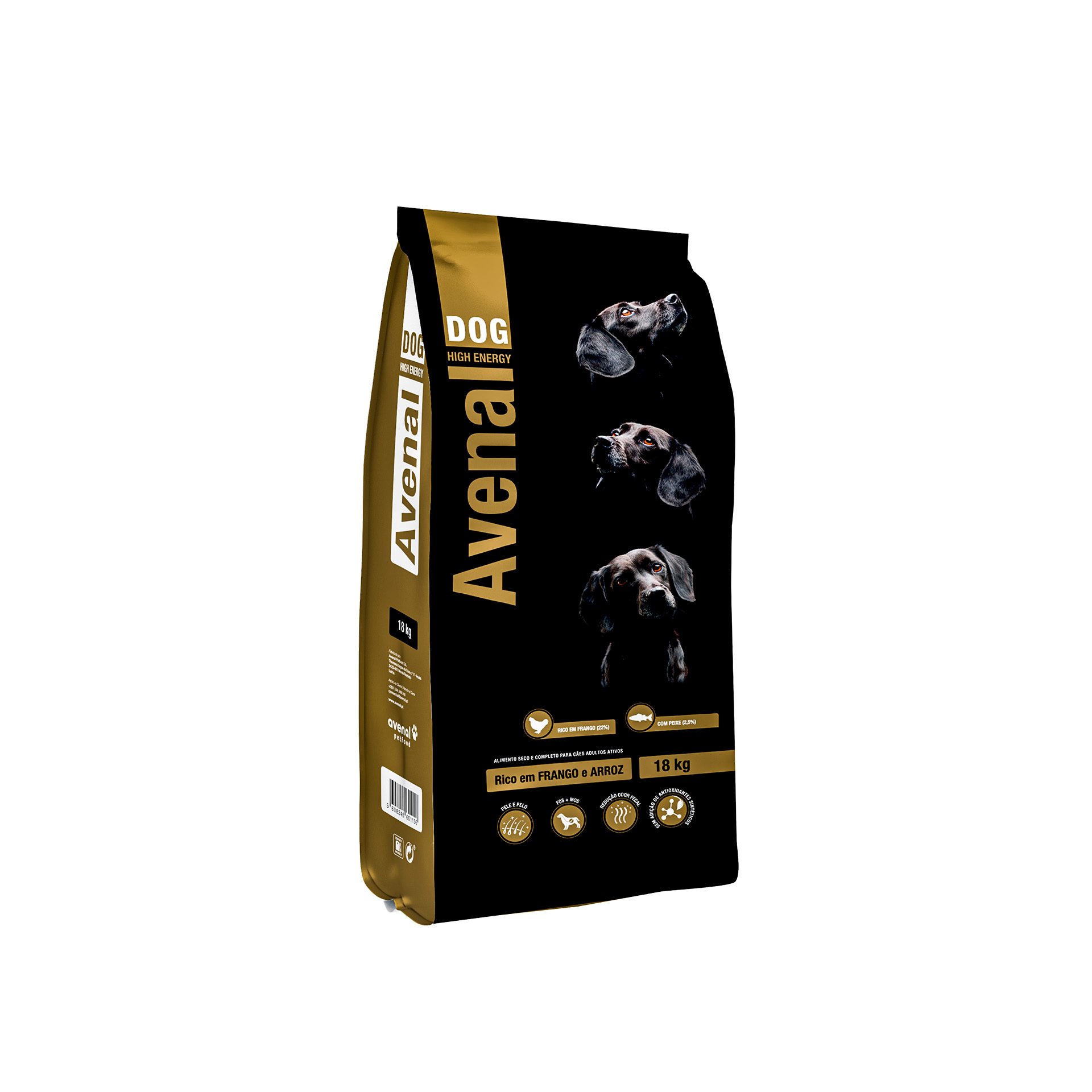 Alimento Seco Cão Adulto Alta Energia 18 KG AVENAL