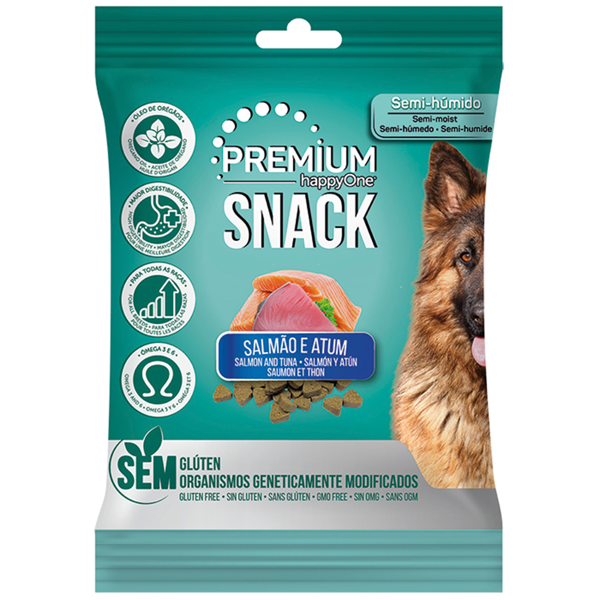 Snack Cão Salmão E Atum 100 G HAPPYONE PREMIUM