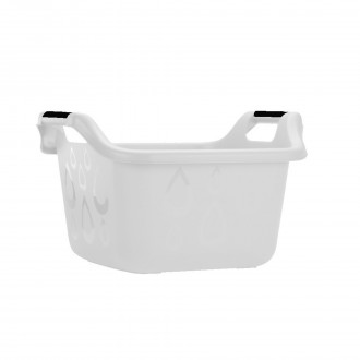 ALGUIDAR QUADRADO COM ASAS BRANCO 24 L