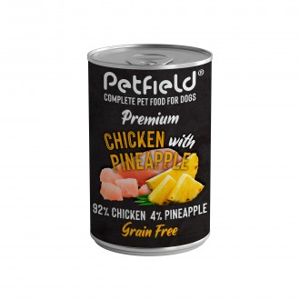 ALIMENTO HMIDO PARA CO FRANGO E ANANS 400 G