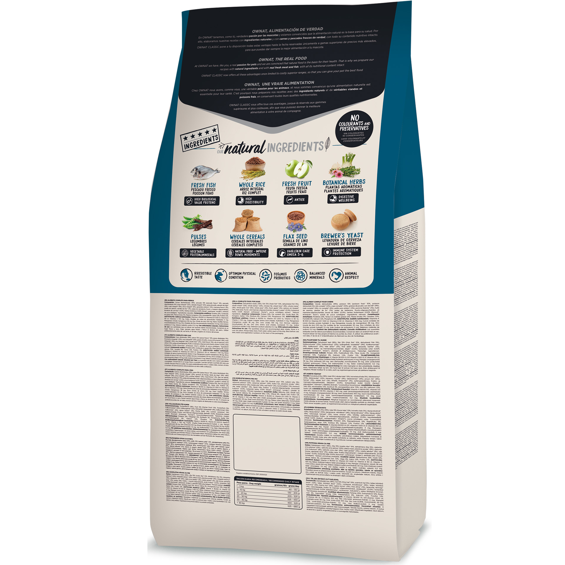 Alimento Seco Para Cão Peixe 4 KG OWNAT