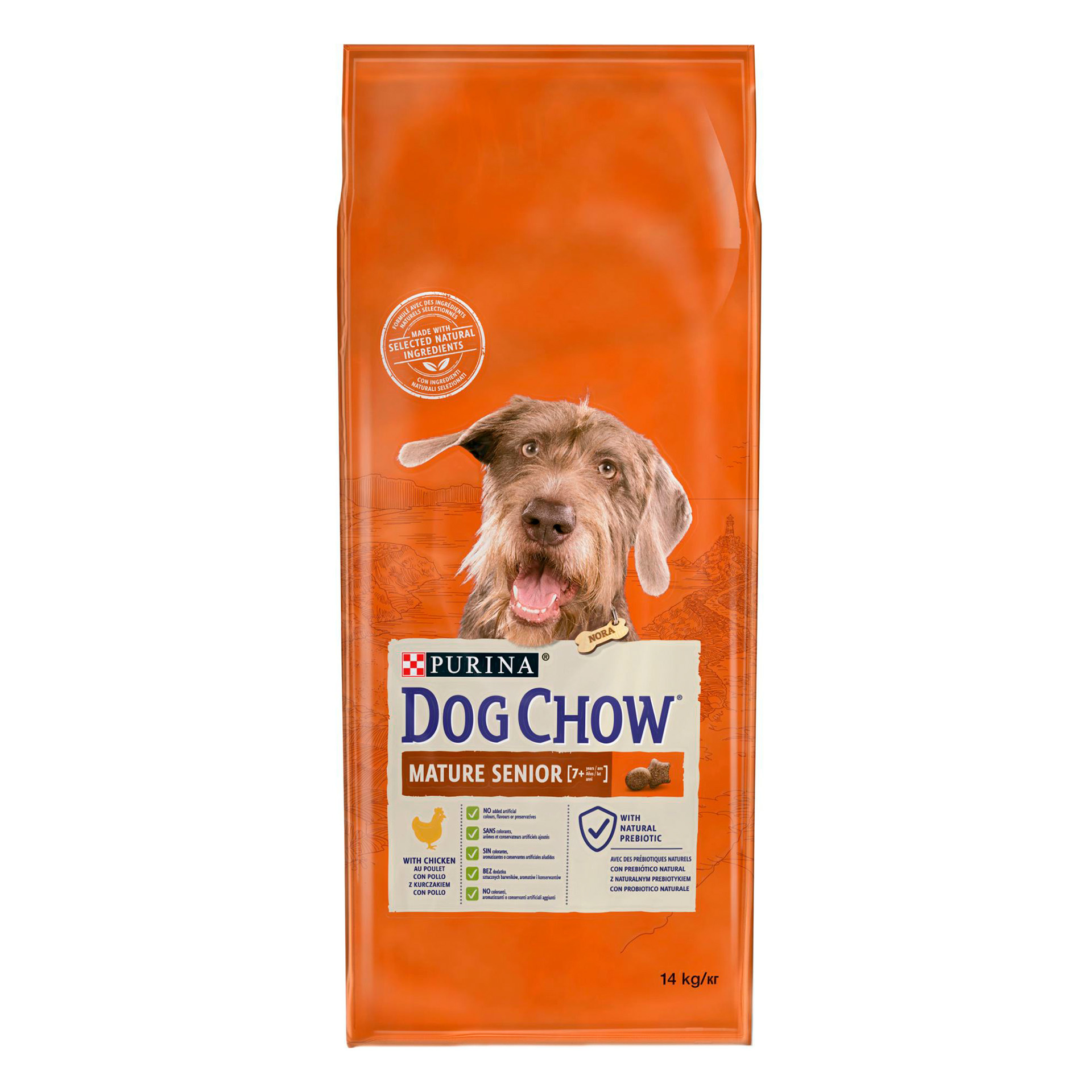 Alimento Seco Par Cão Sénior Frango 14 KG DOG CHOW