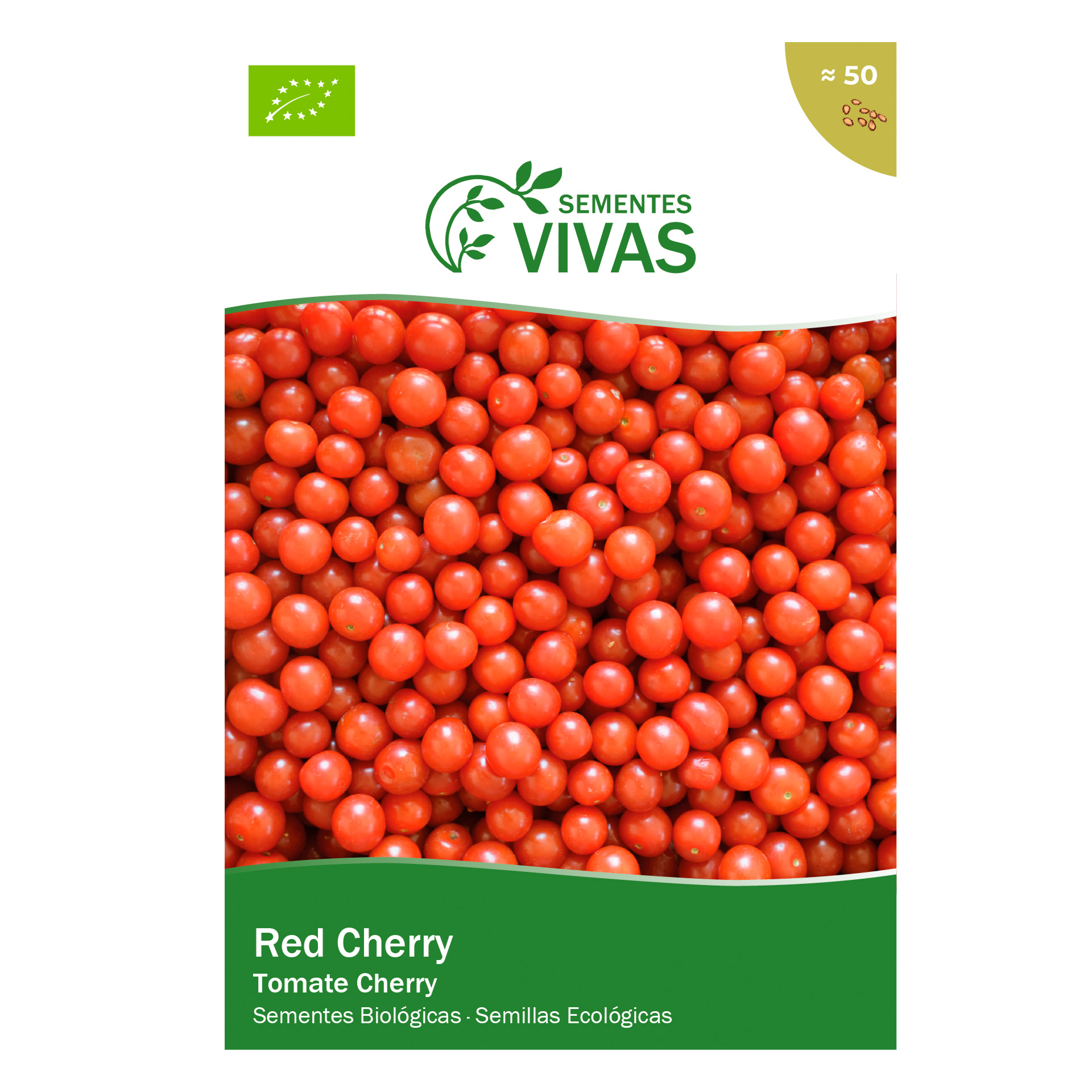 Tomate Redondo Cherry 50 Sementes SEMENTES VIVAS