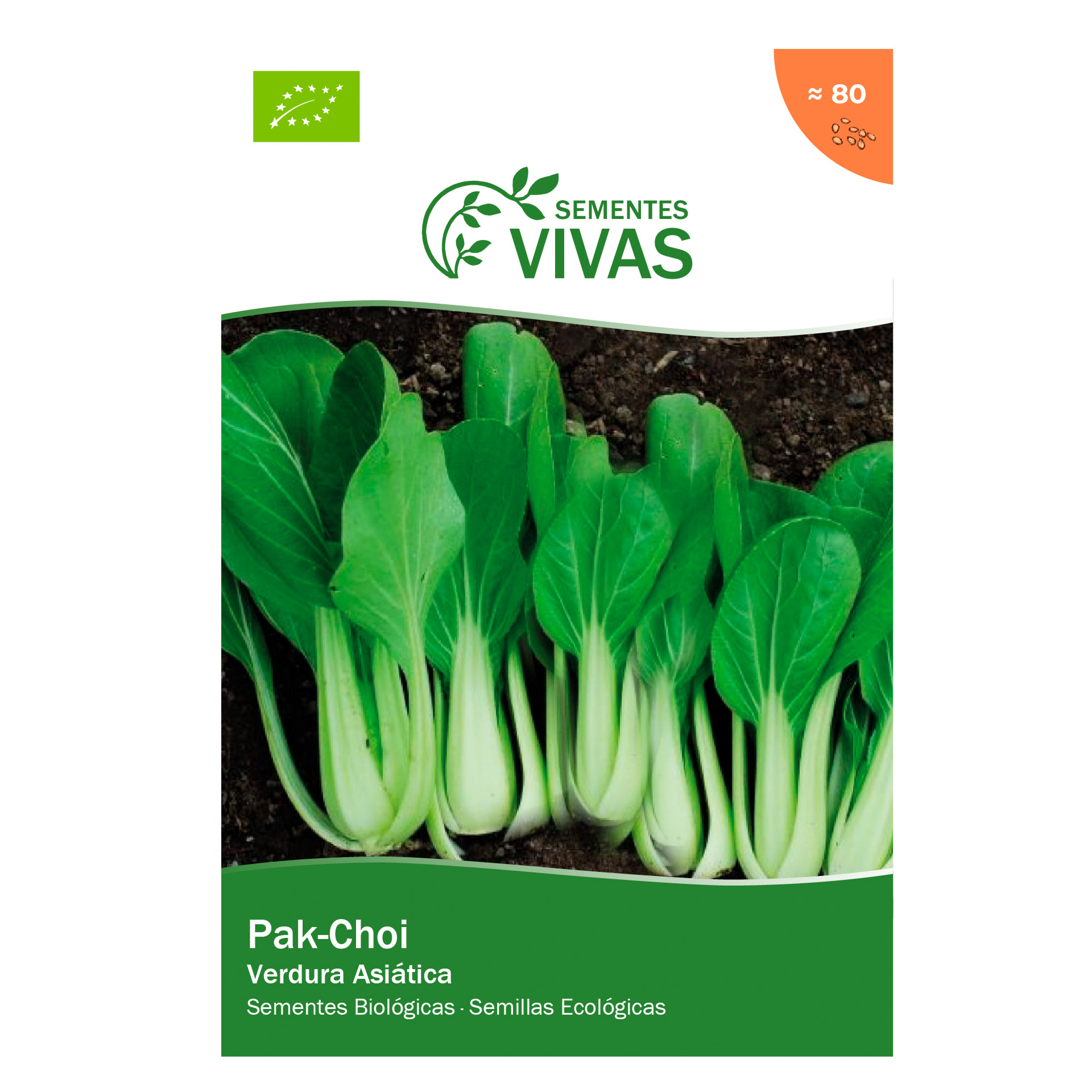 Verdura Asiática Pak-Choi 0,2 G SEMENTES VIVAS