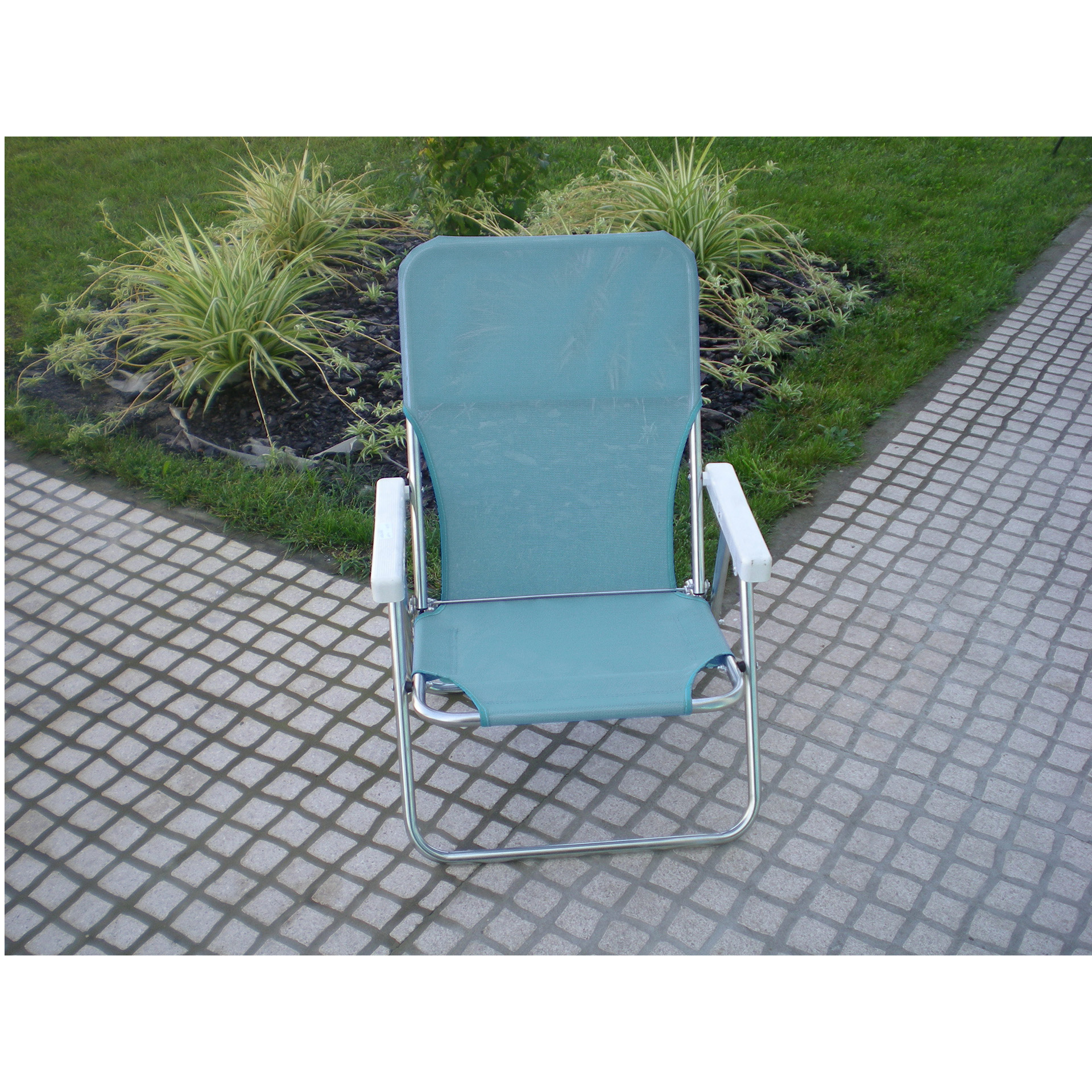 Cadeira Areia Alumínio Corcega Azul