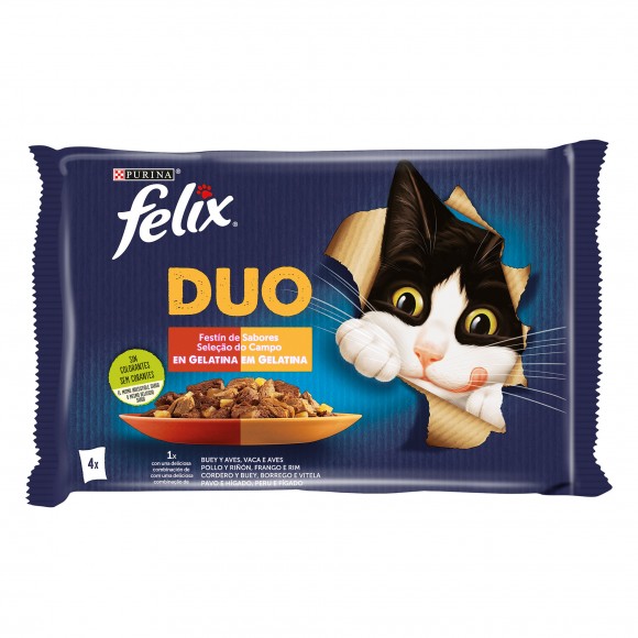 ALIMENTO HMIDO PARA GATO FANTASTIC DUO