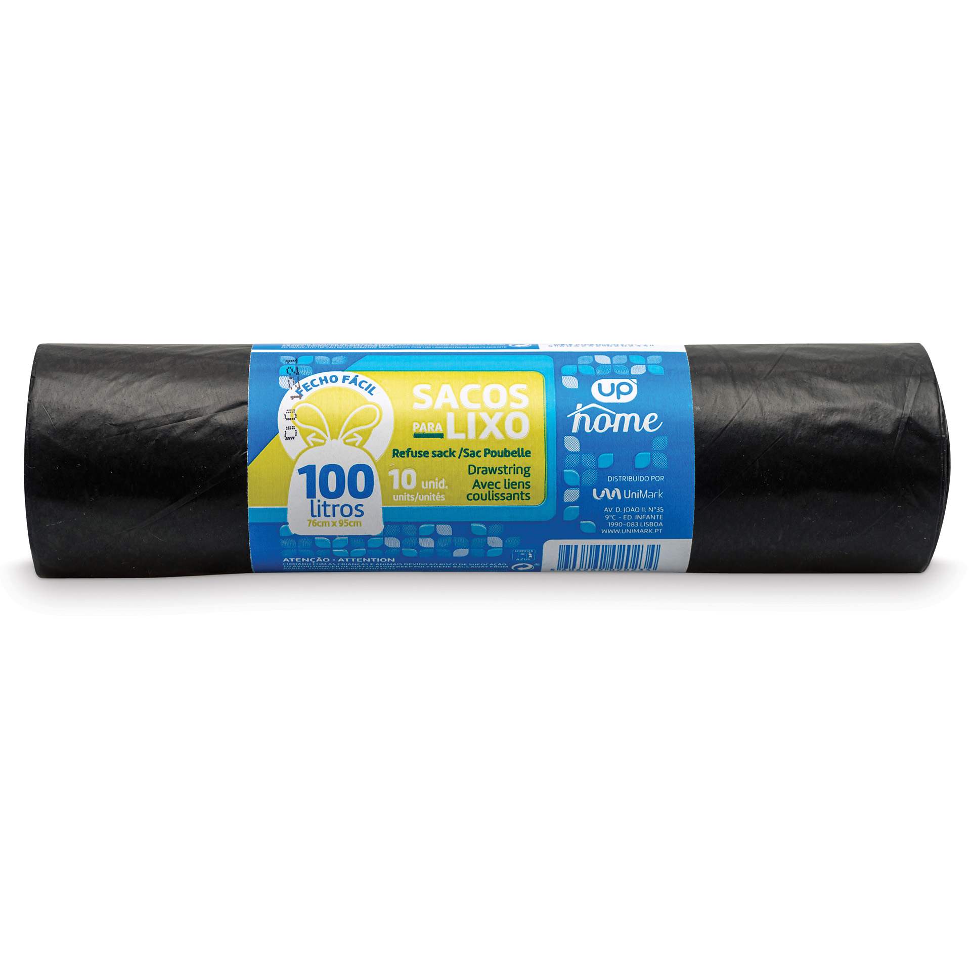 Saco Do Lixo Fecho Fácil 100 L UP