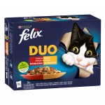 Alimento Húmid Gat Fantast Duo Delic 12X85 G FELIX Alimento Húmid Gat Fantast Duo Delic 12X85 G FELIX