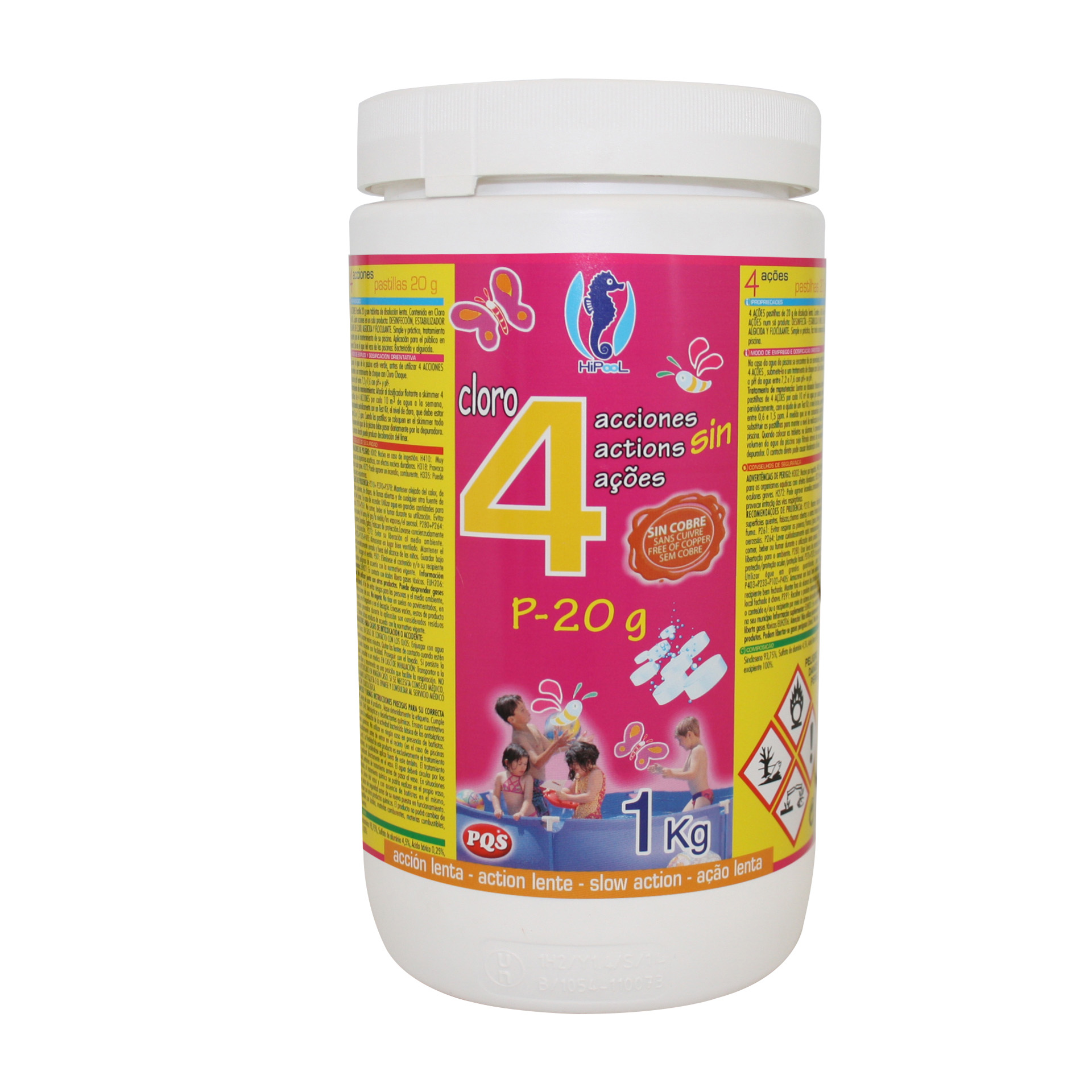Cloro 4 Acoes T100 1 KG PQS