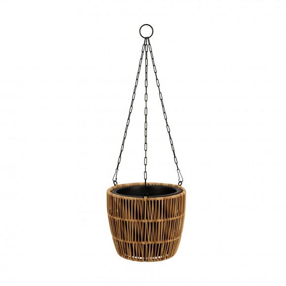 VASO PENDURAR RATTAN CASTANHO 18 CM