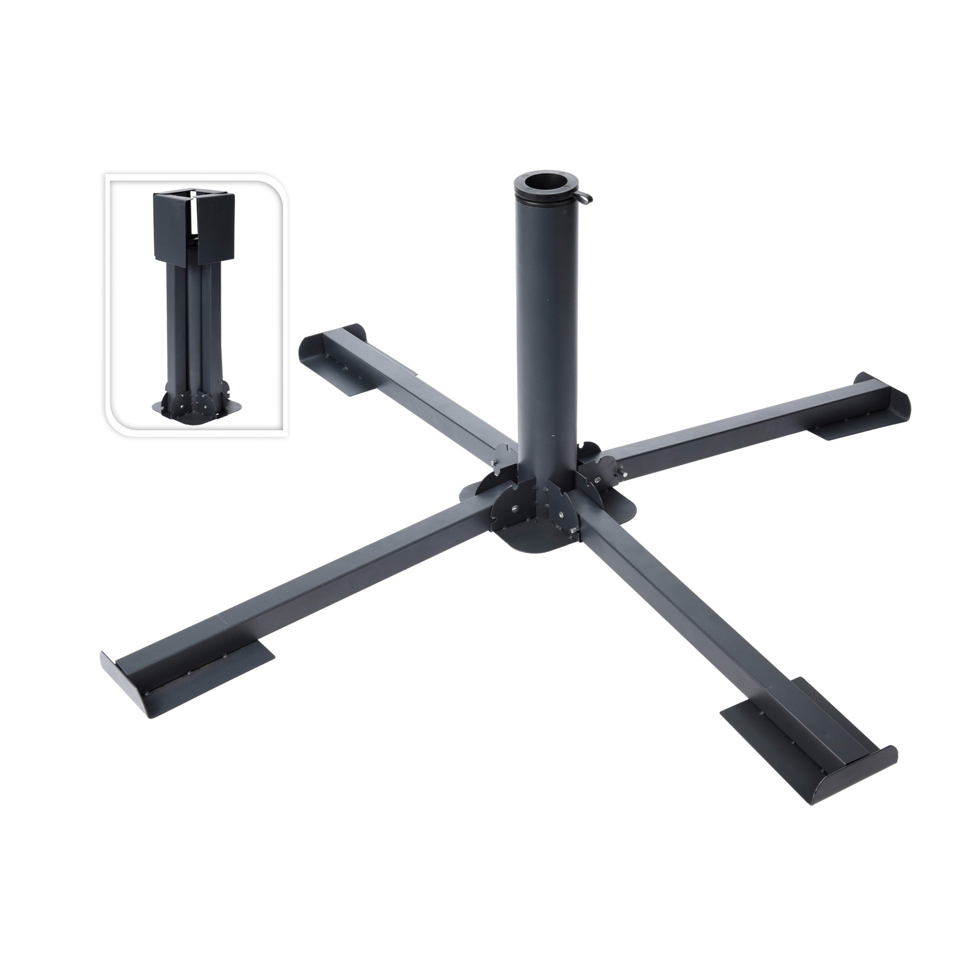 BASE CHAPÉU CRUZ METAL