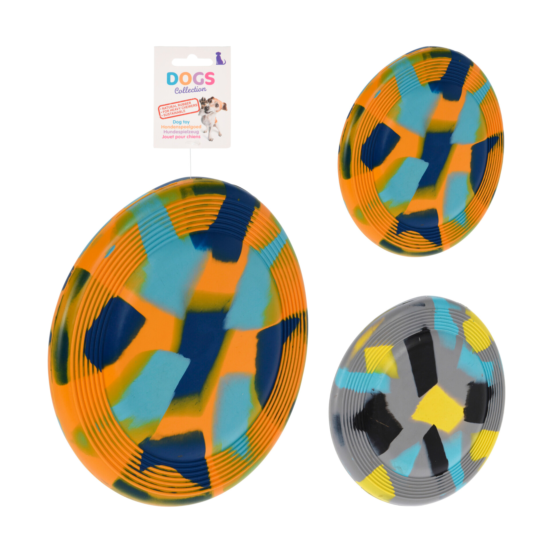 Brinquedo Para Cão Disco Borracha 23 CM DOG'S COLLECTION