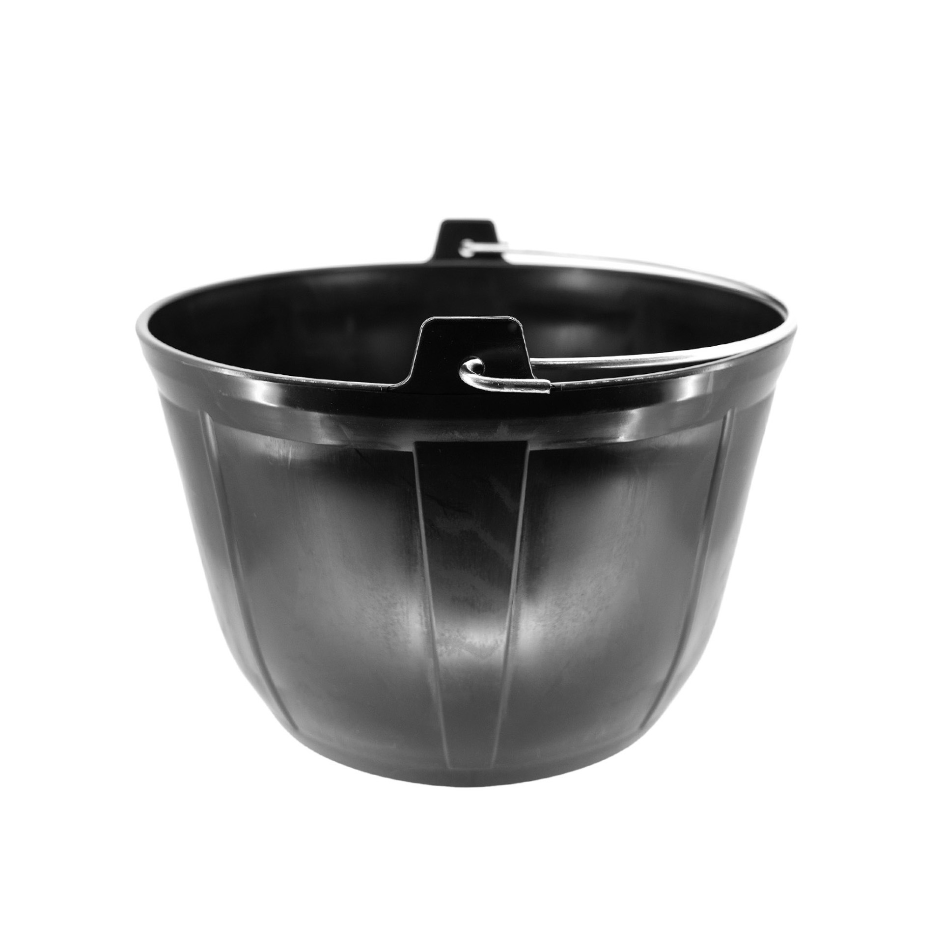 Cesta Preta com Asa Metálica 16 L PAMEX