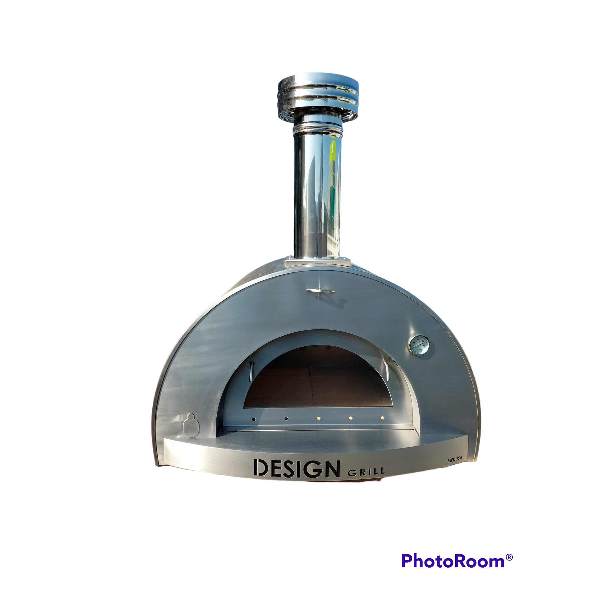 Forno Lenha Medusa Inox 75 CM QUEIMAFRE