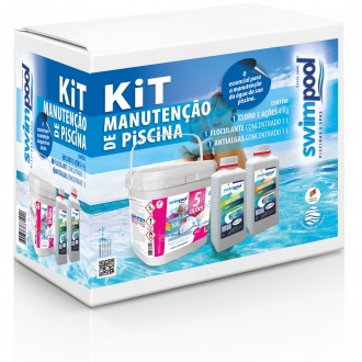 Kit Manuteno Piscina SWIMPOOL