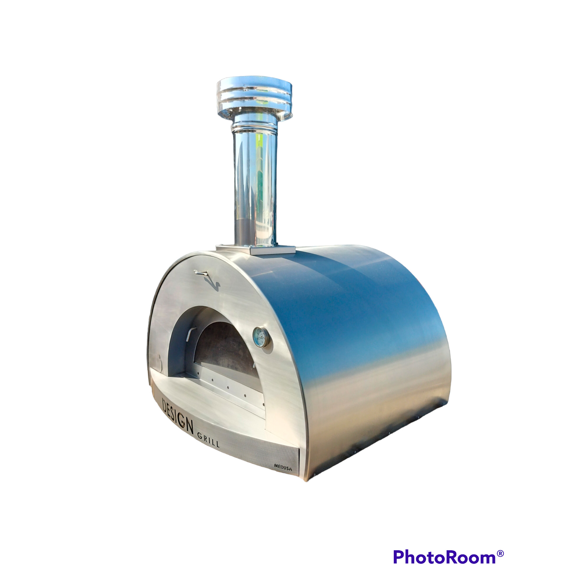 Forno Lenha Medusa Inox 75 CM QUEIMAFRE