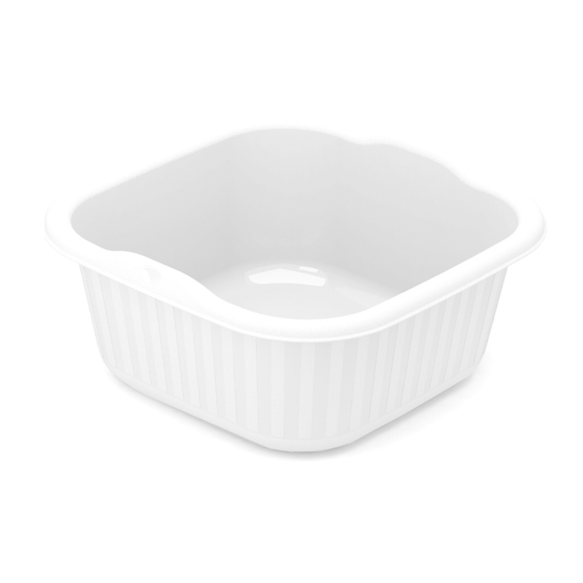 Alguidar Quadrado Com Asas Branco 9,5 L PRACTILINE