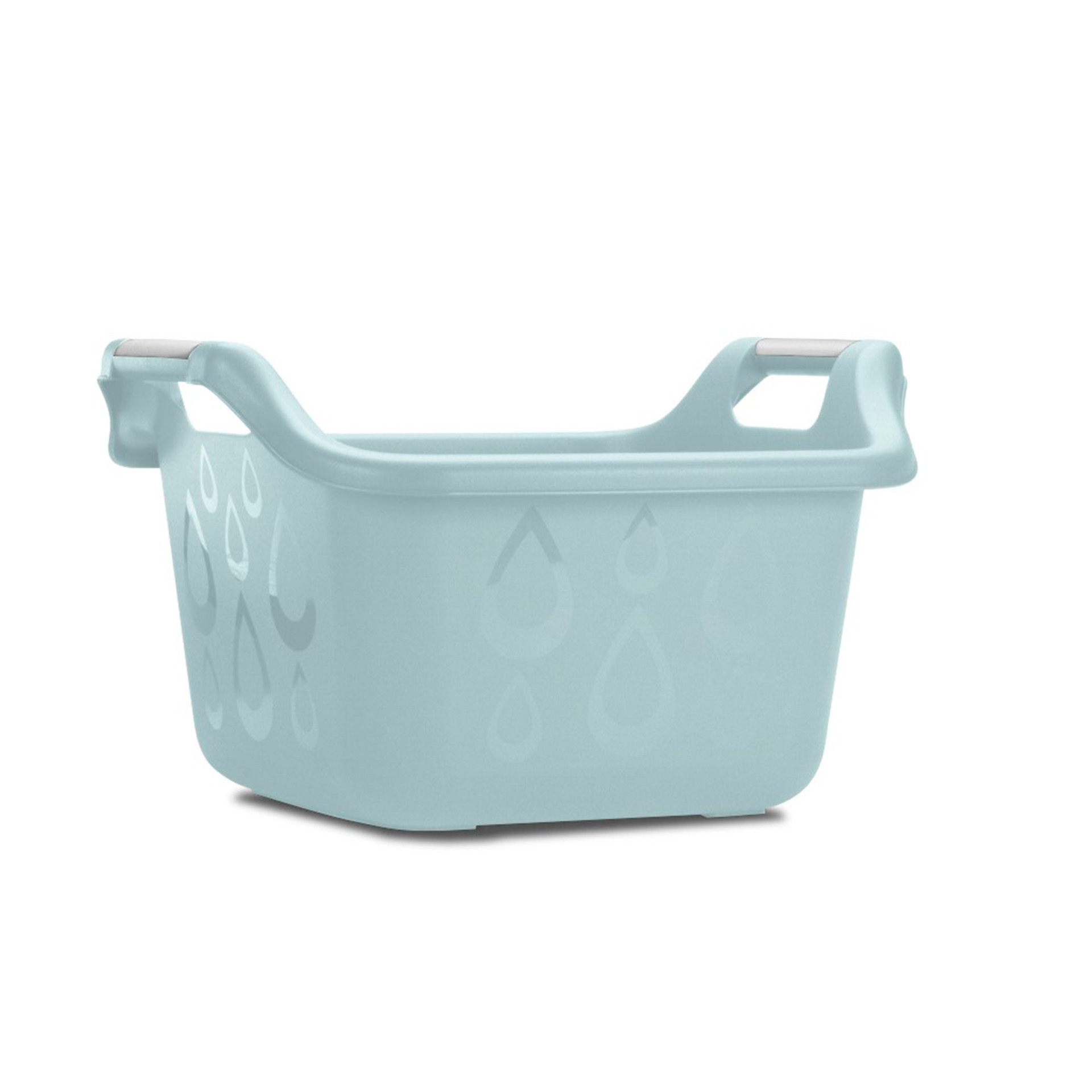 Alguidar Quadrado Com Asas Azul 24 L PRACTILINE