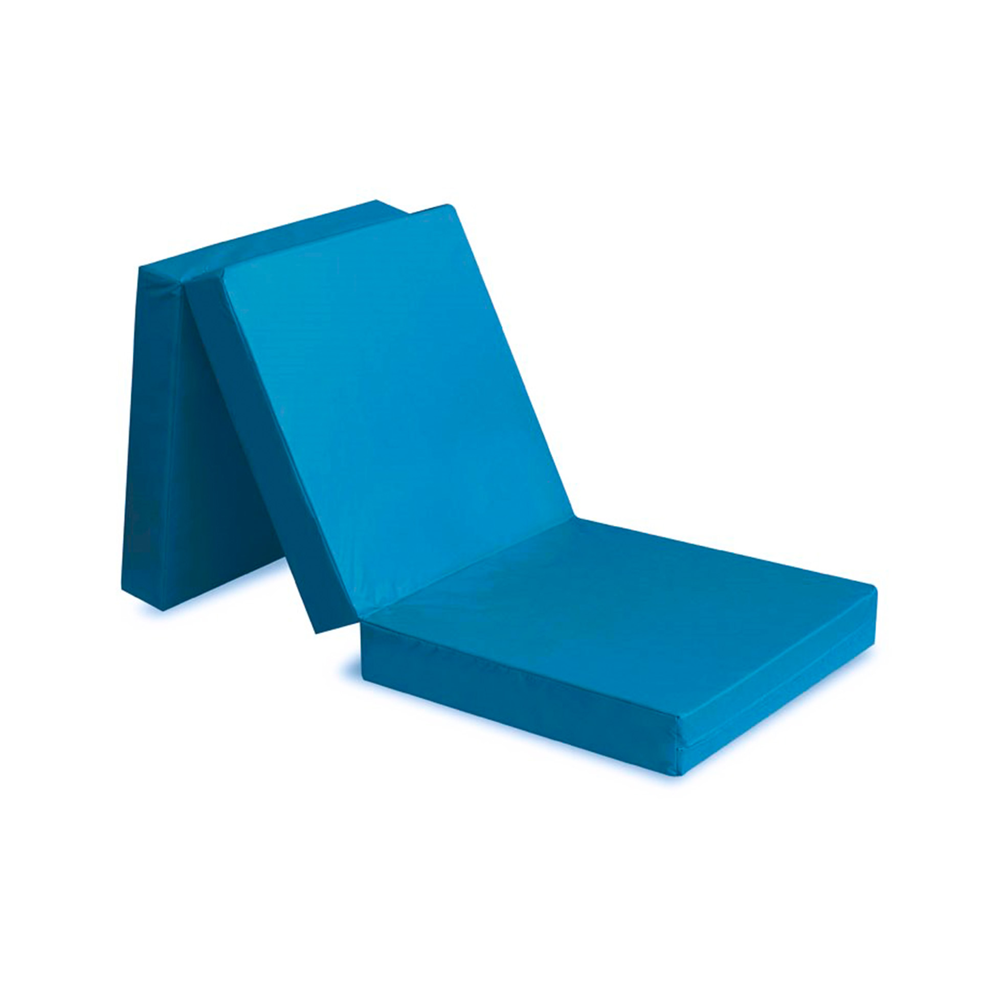 Colchão Tripartido Azul Turquesa 180X60X10 CM