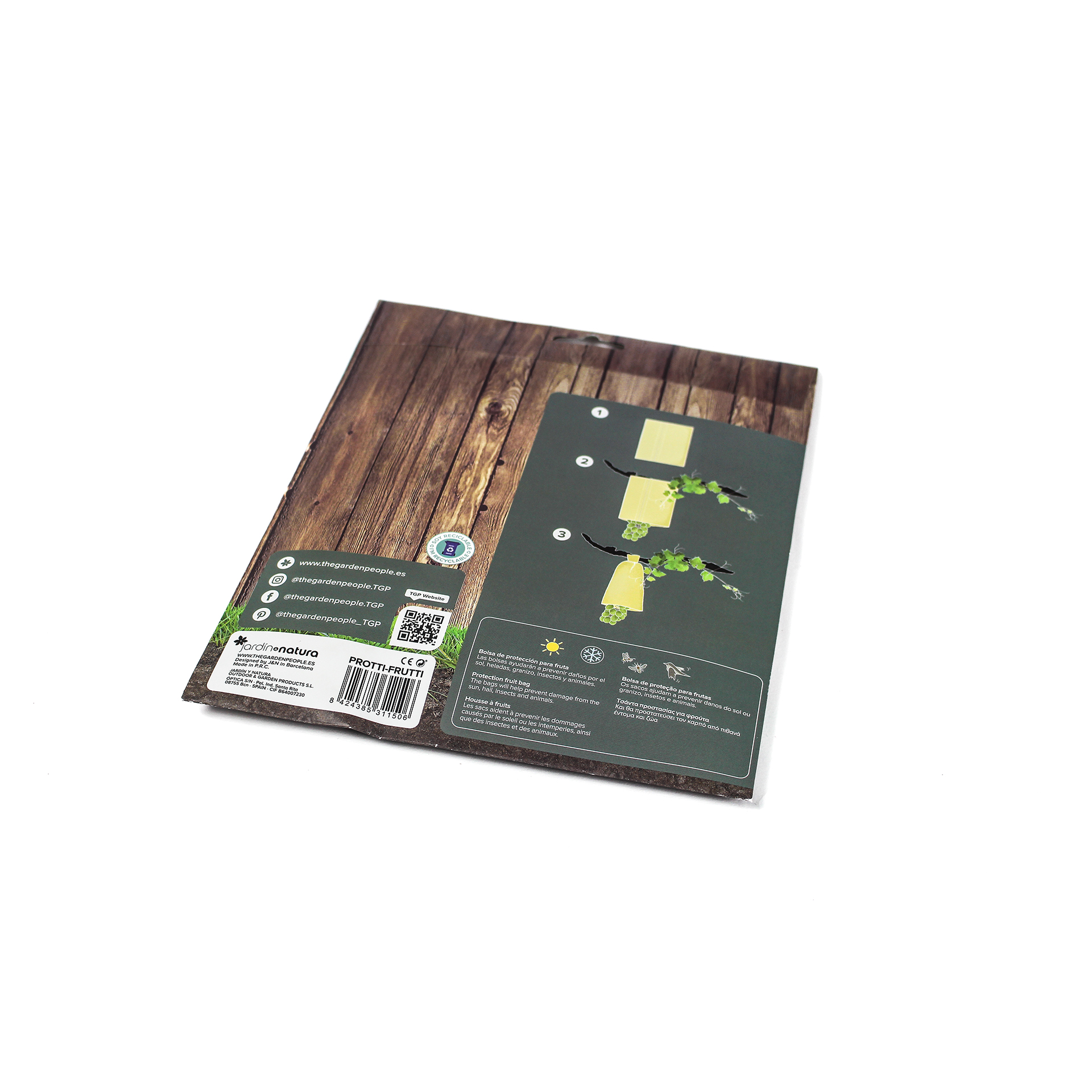 BOLSA PROTECÇÃO FRUTA 20X31 CM 10 UN