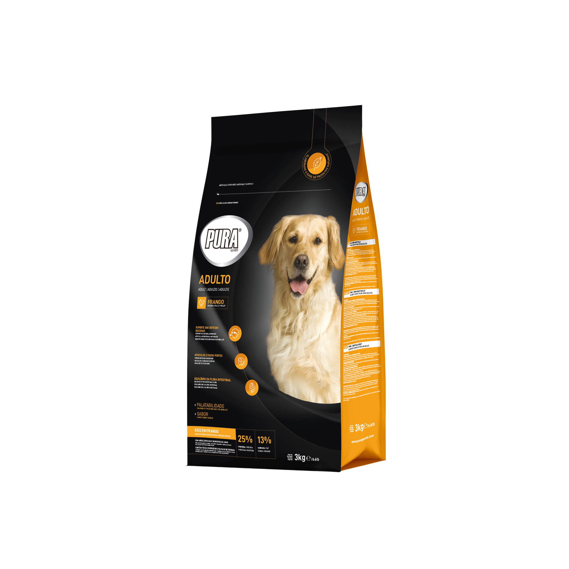 Alimento Seco Cão Adulto Frango 3 KG PURA SPECIAL