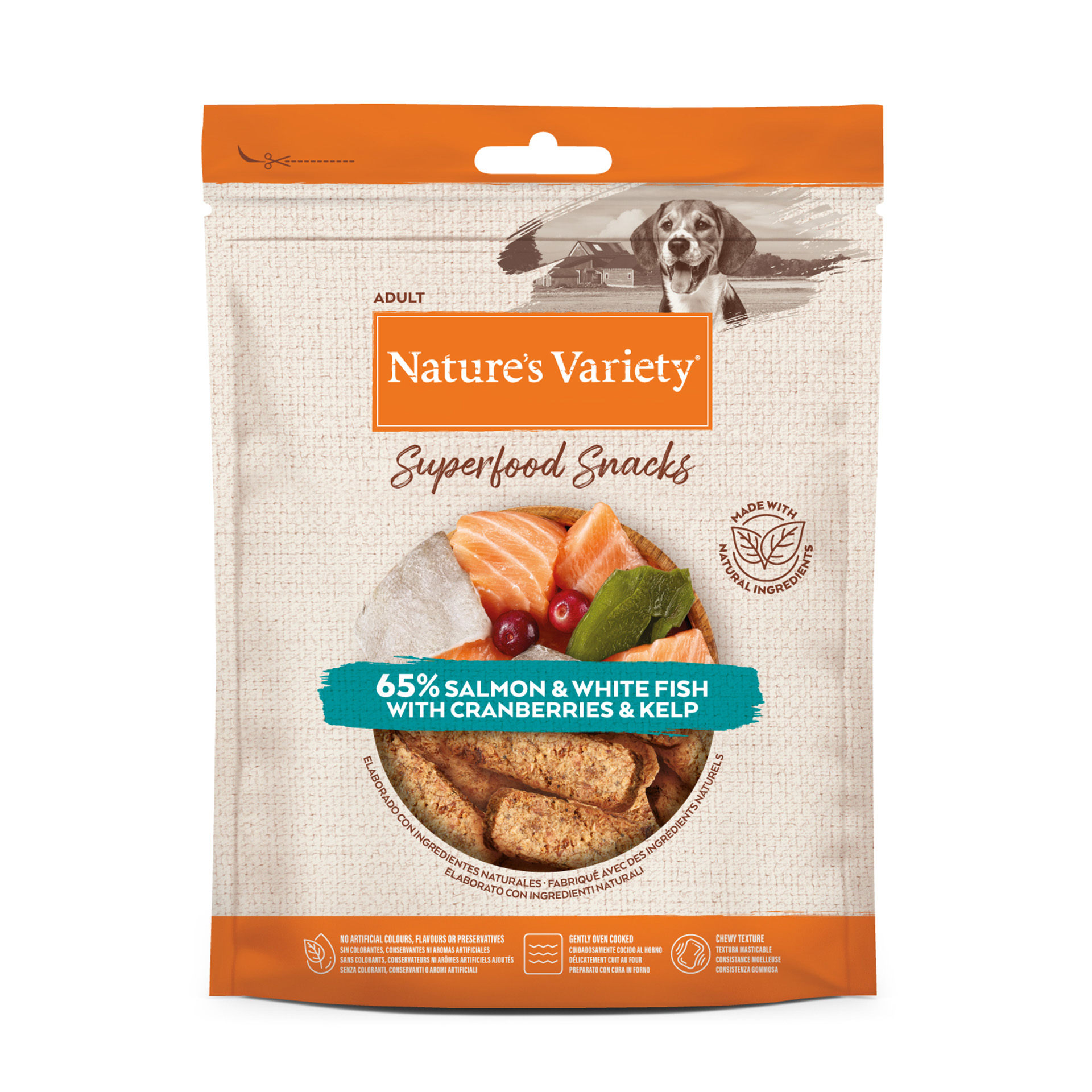 Alim Húmido Cão Salmão 85 G NATURES VARIETY