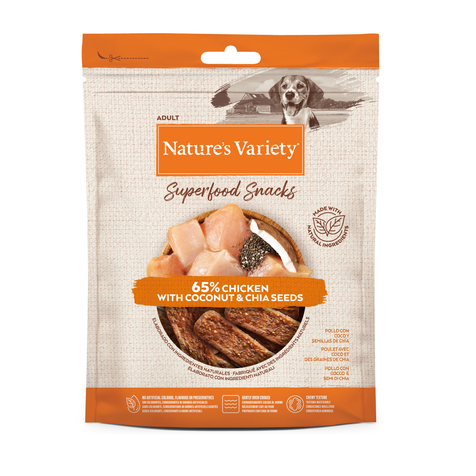 Alim Seco Cão Medio Ad Frang 85 G NATURES VARIETY