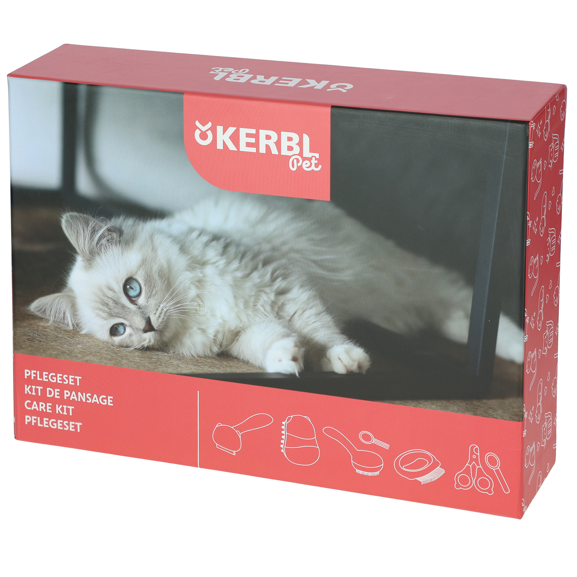 Kit Grooming Para 7 Peças KERBL