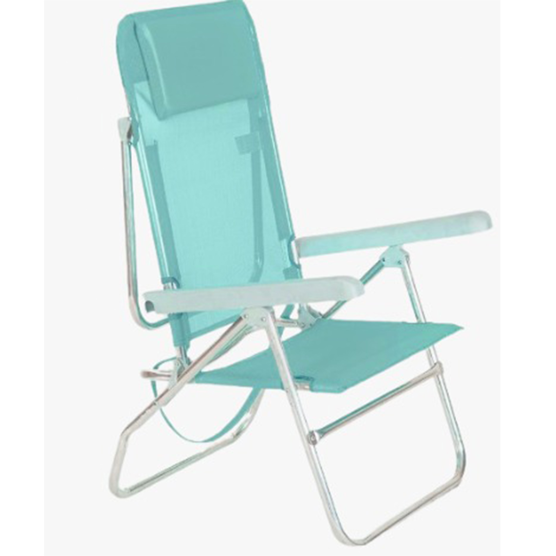 Cadeira Areia Alumínio Evia XL Verde Água