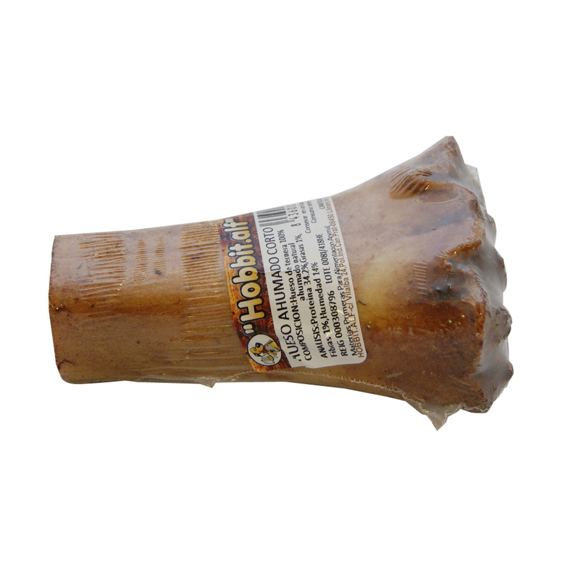 Snack Para Cão Osso Fumado Curto HOBBIT ALF