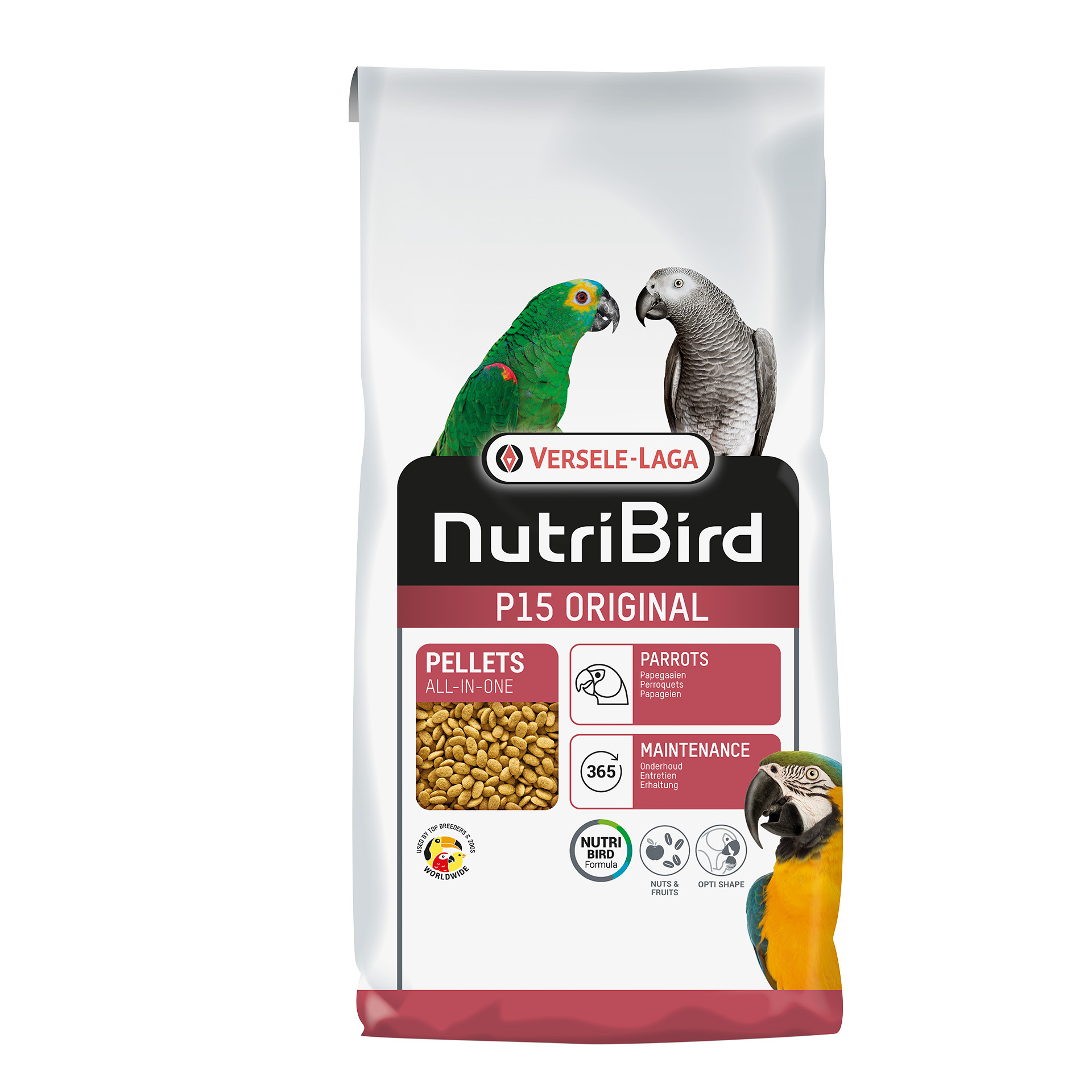 Versele-laga alimento papagaios-nutribird p15 10kg