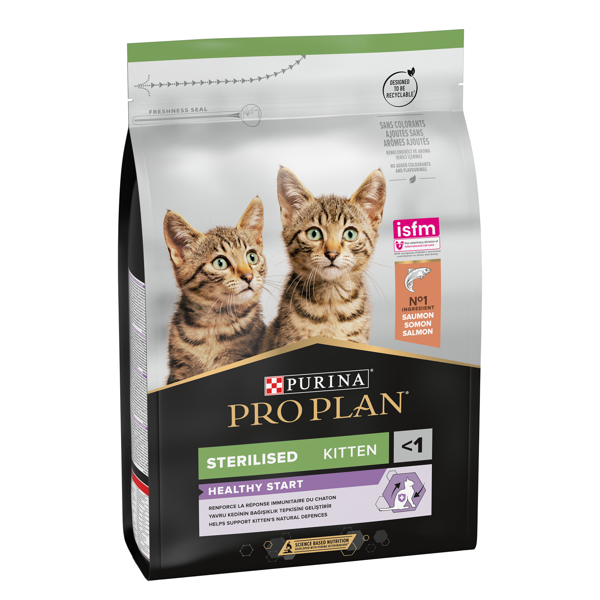 ALIMENTO SECO PARA GATO ESTERELIZADO SALMÃO 3 KG