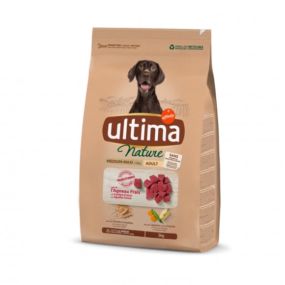 ALIMENTO SECO PARA CO NATURE ADULTO CORDEIRO 3 KG