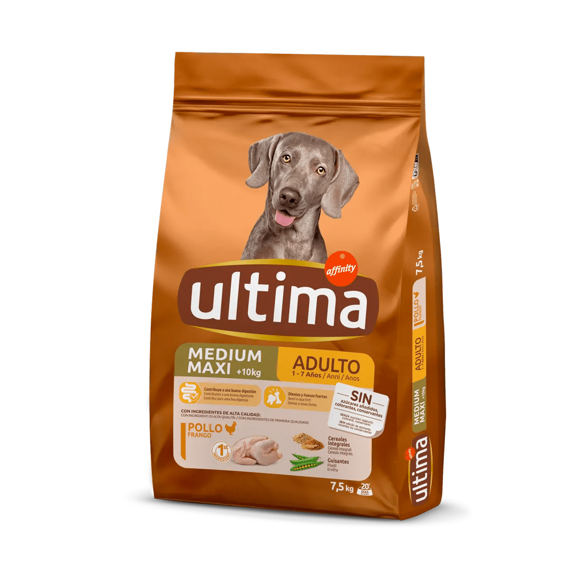 Alimento Seco Para Cão Adulto Frango 7,5 KG ULTIMA