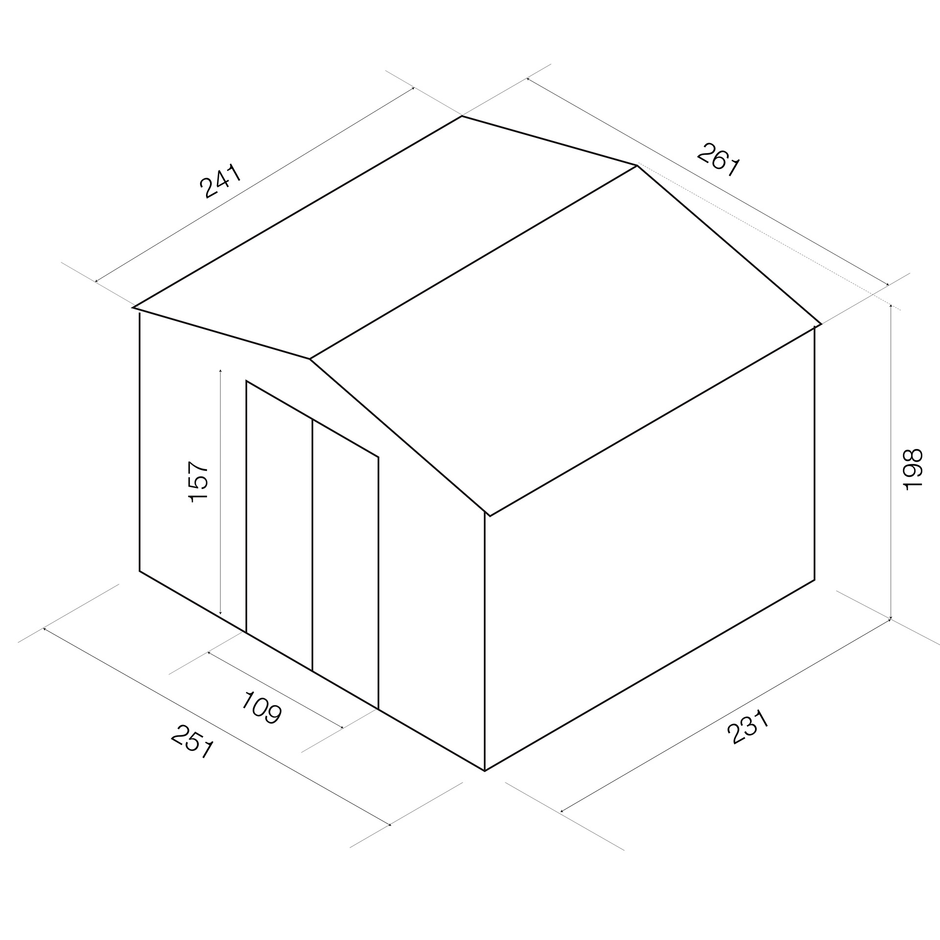 Abrigo Metal Glasgow 6,3 M2