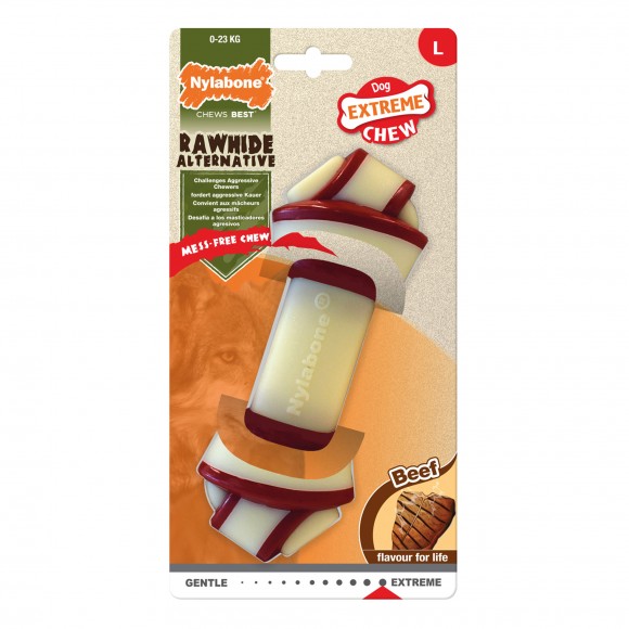 Osso Nylon Para C�o Adulto Roer Vaca L NYLABONE