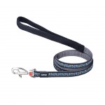 Peitoral /Trela P/Gat Nyln Pret 21-35 MM RED DINGO