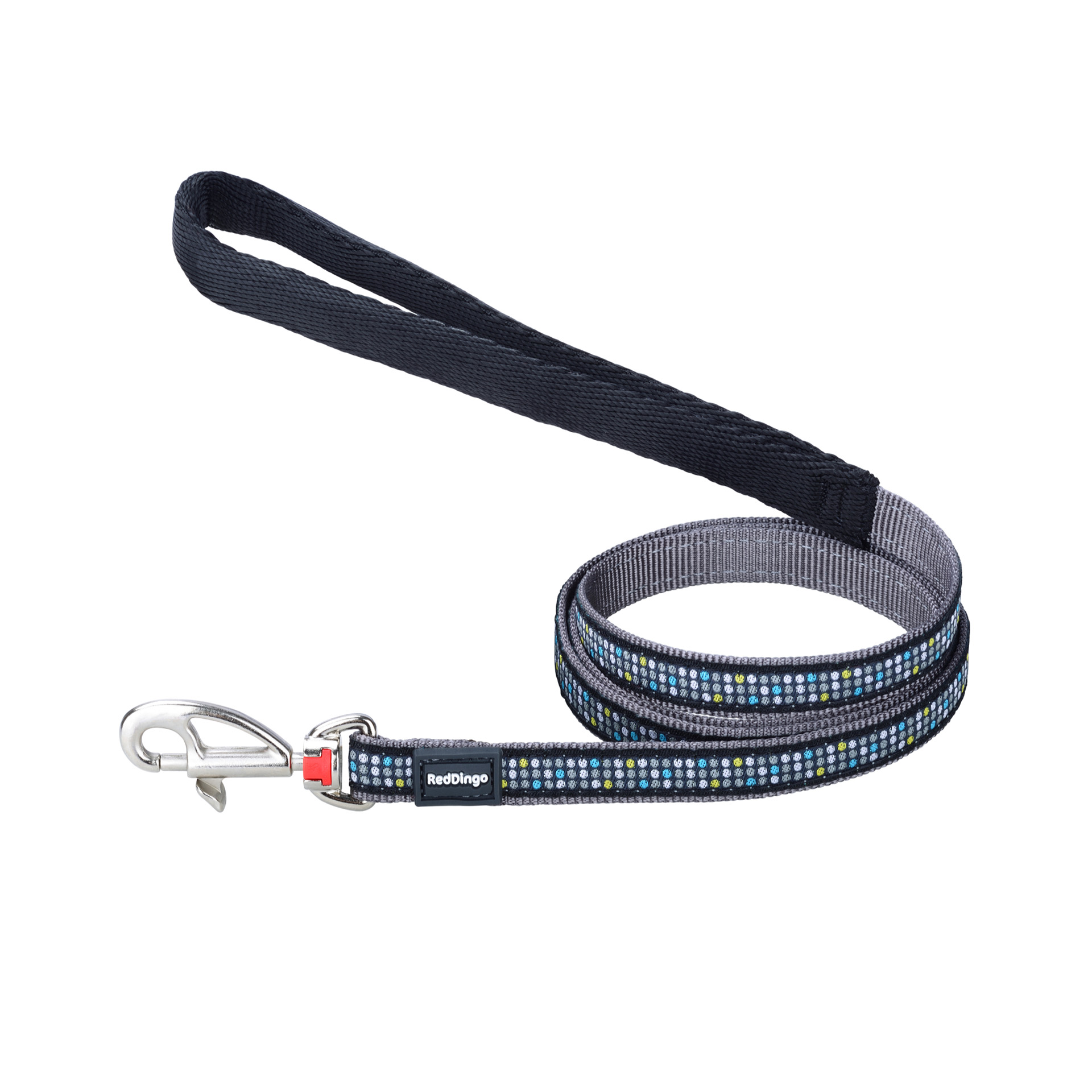 Peitoral /Trela P/Gat Nyln Pret 21-35 MM RED DINGO