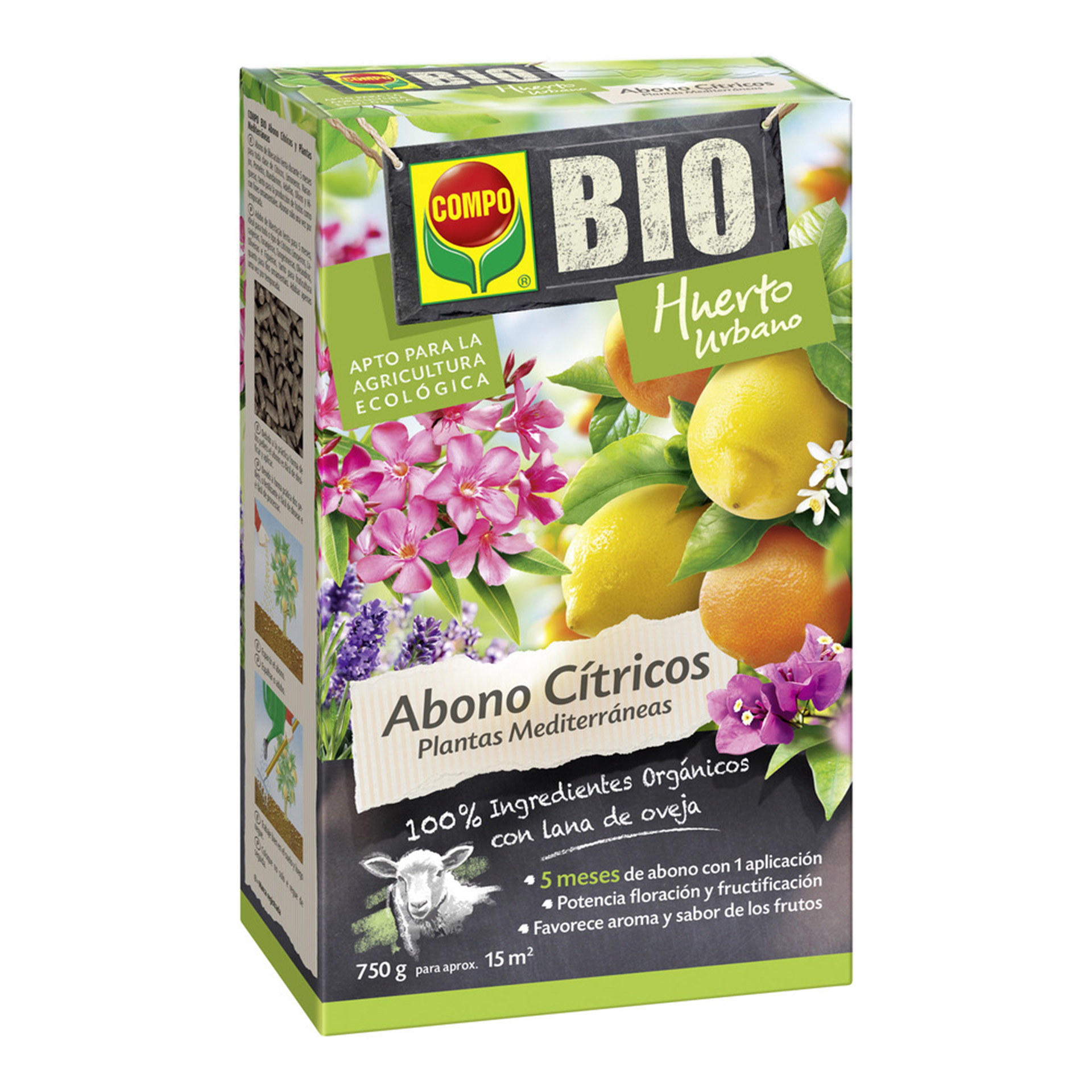Adubo Cítrinos e Plantas Mediterrânicas Bio 750 G