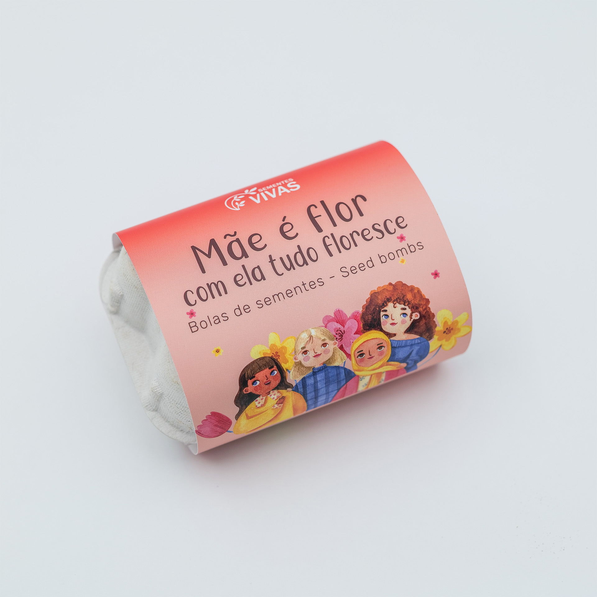 Bolas Sementes Mãe É Flor 6UN SEMENTES VIVAS