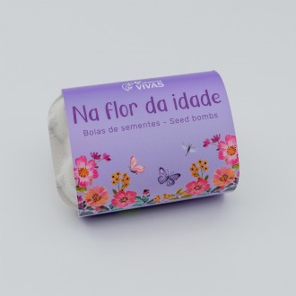 BOLAS DE SEMENTES NA FLOR DA IDADE