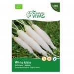 Rabanete White Icicle 7 G SEMENTES VIVAS Rabanete White Icicle 7 G SEMENTES VIVAS