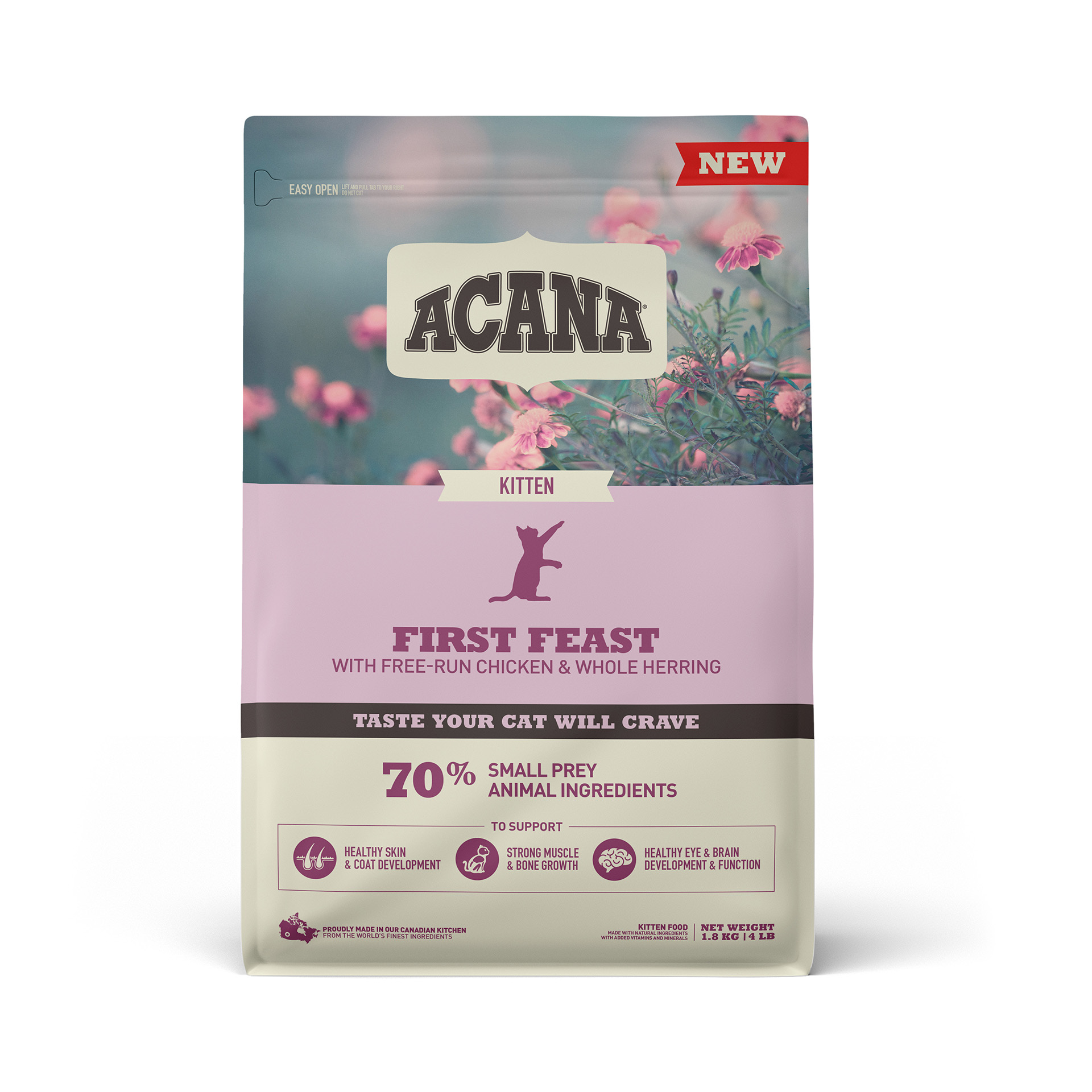 Alimento Para Gatinh Frst Feast Frang 1,8 KG ACANA
