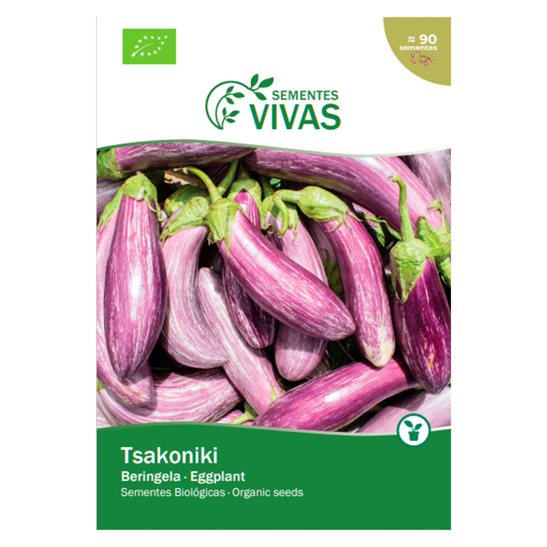 Beringela Tsakoniki 0,4 G SEMENTES VIVAS