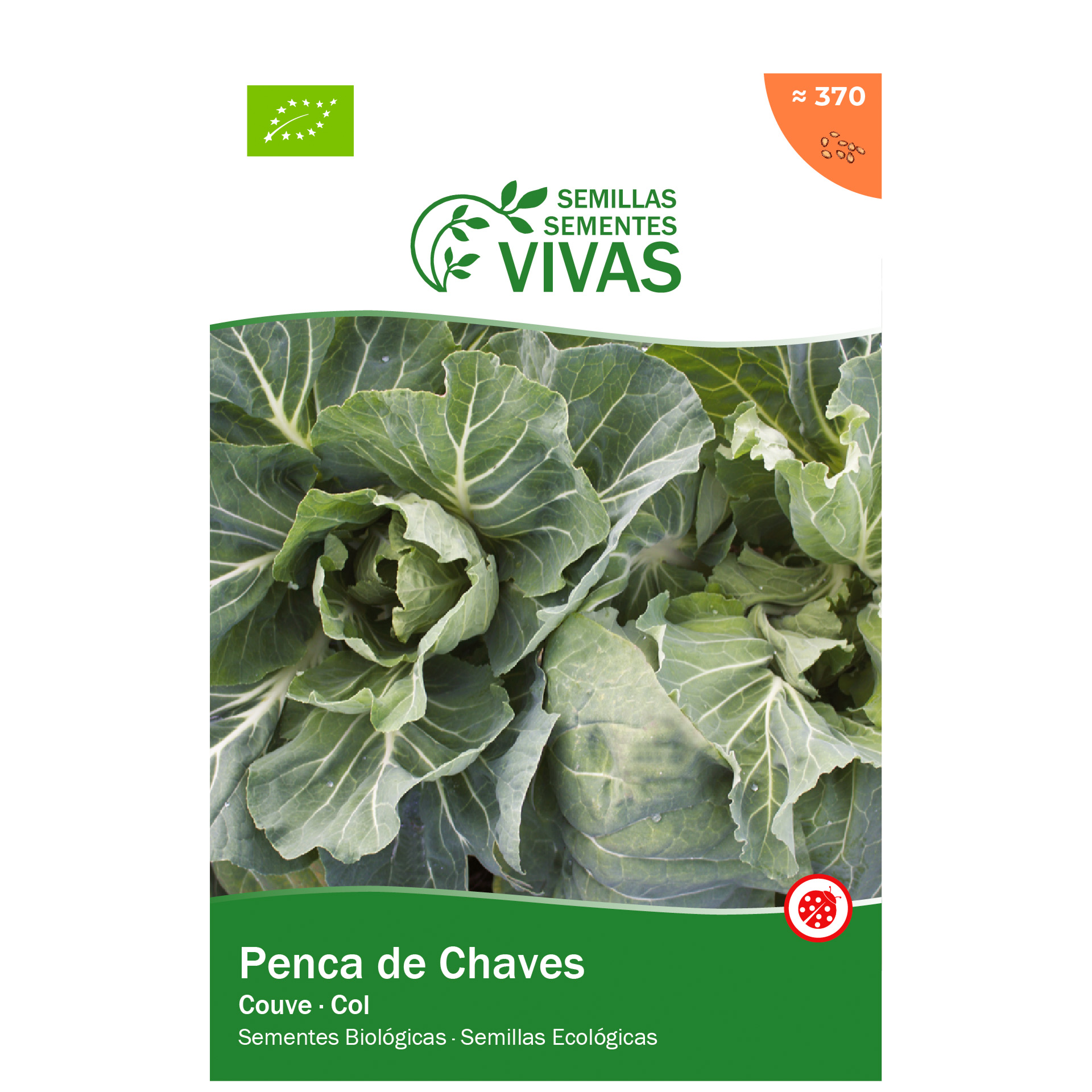 Couve Penca Chaves 1,5G SEMENTES VIVAS