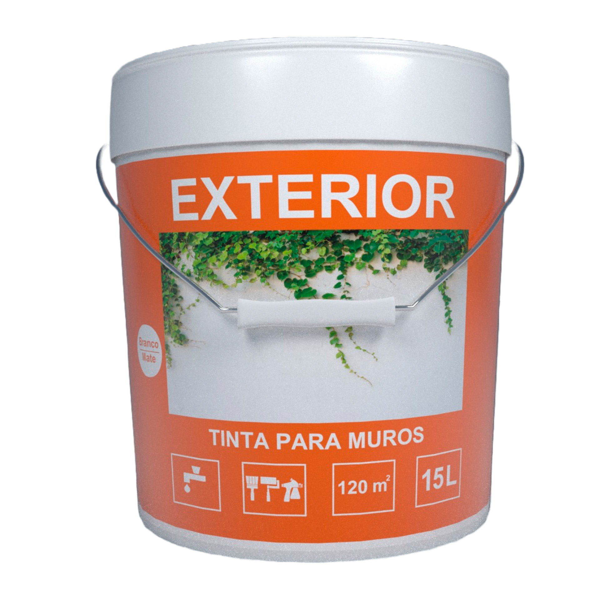 TINTA EXTERIOR MUROS 15L BRANCO