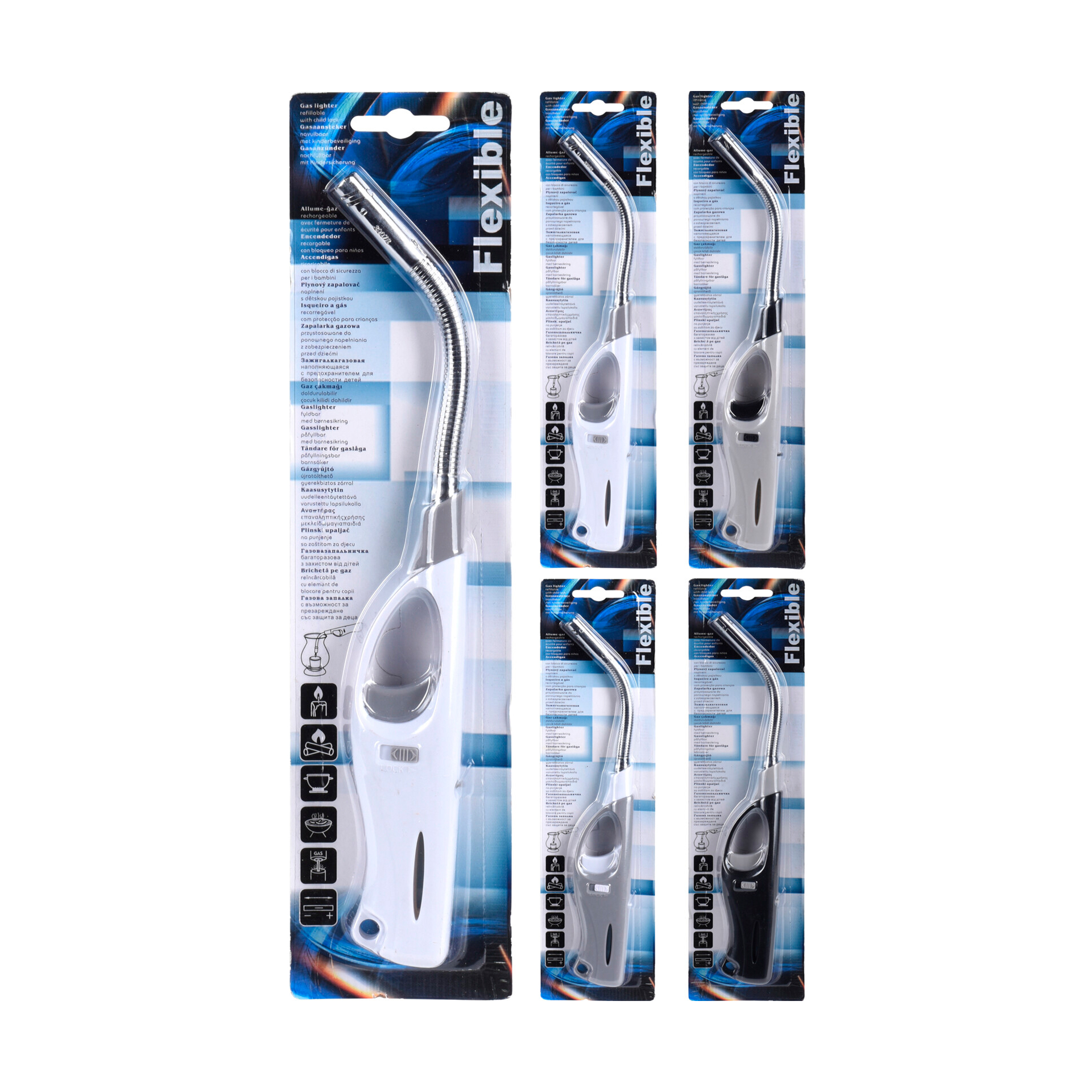 ISQUEIRO COM PATILHA SEGURANÇA FLÉXIVEL